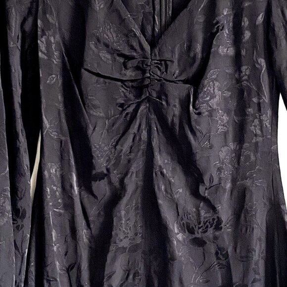 Staud Sofia Midi Dress, Black, Size 0, New with Tag - Picture 9 of 13